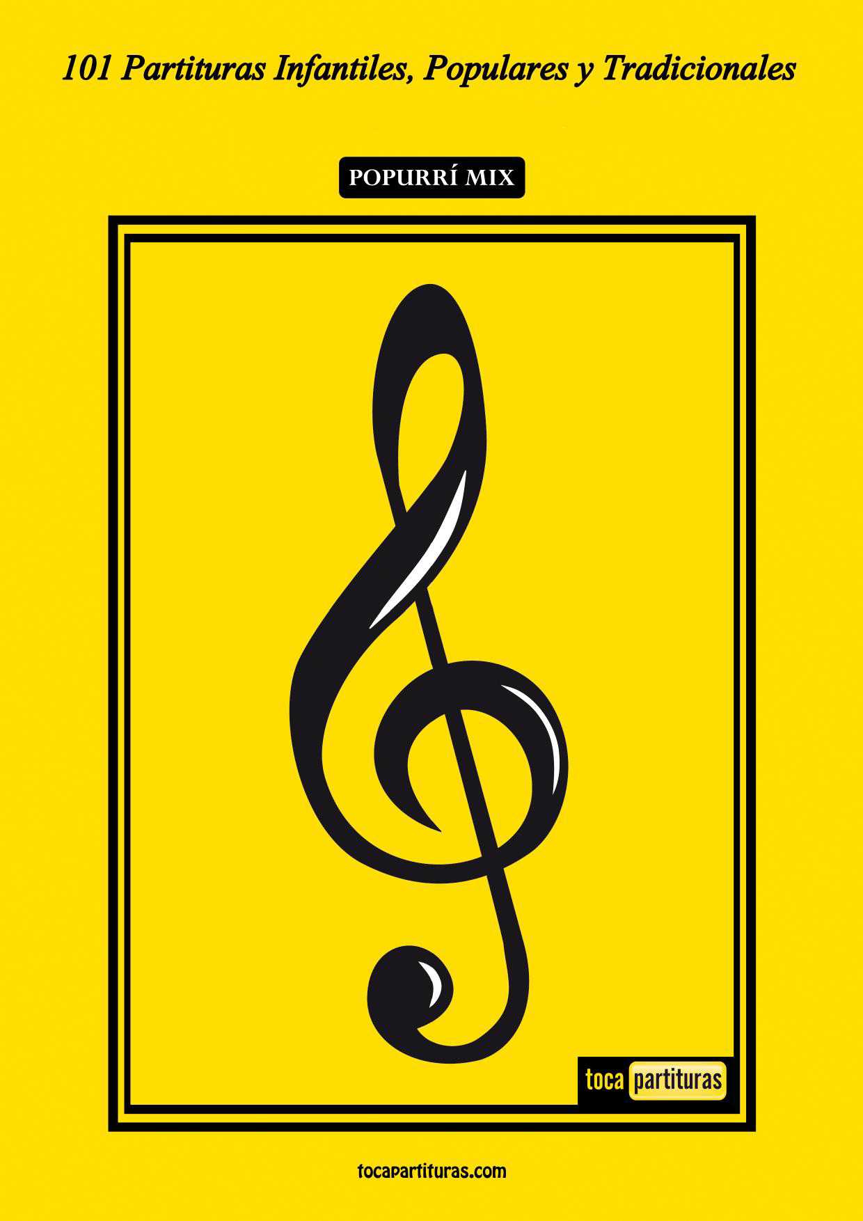 101 Partituras Infantiles y Populares LIBRO PDF tocapartituras.org