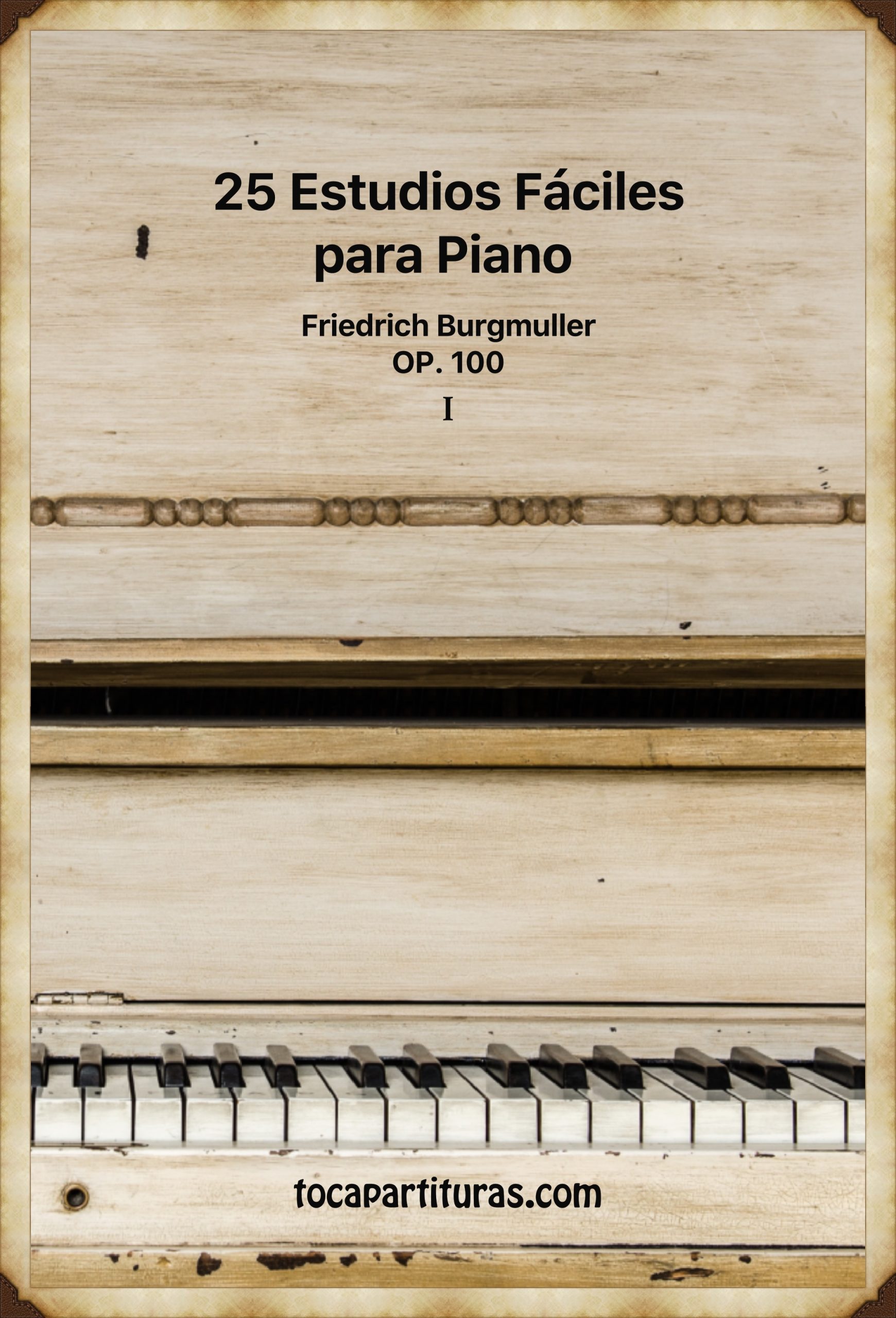 25 ETUDES Estudios Burgmuller Partituras de Piano LIBRO PDF MIDI MP3