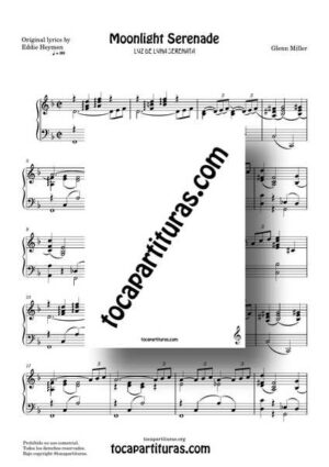 Moonlight Serenade Partitura de Piano