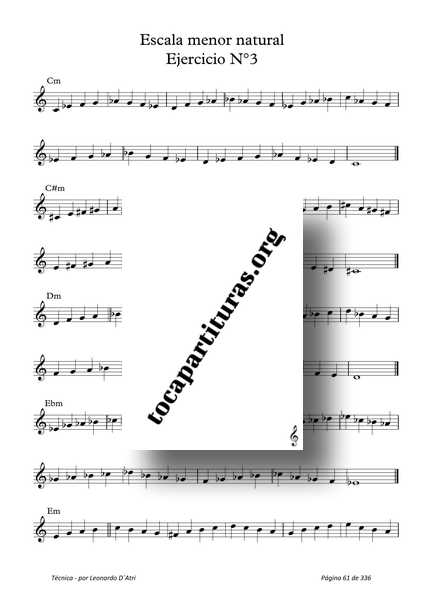 Técnica Libro PDF para mejorar técnica ejercicios flauta violin saxofón trompeta guitar piano...